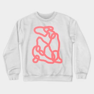 Henri Matisse blue nude pink line art print Crewneck Sweatshirt